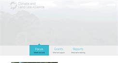Desktop Screenshot of climateandlandusealliance.org