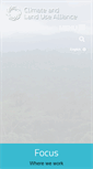 Mobile Screenshot of climateandlandusealliance.org